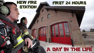 First 24 Hours in a New Fire Station  A Day in the Life [upl. by Cyrie860]