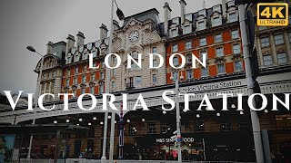 London Victoria Station Walk Through England 4K [upl. by Guenna]