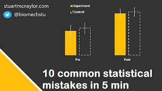 Ten Statistical Mistakes in 5 Min [upl. by Halehs399]