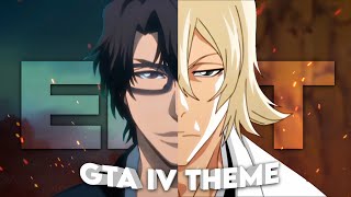 Aizen x Urahara  GTA IV Theme Edit [upl. by Trepur191]